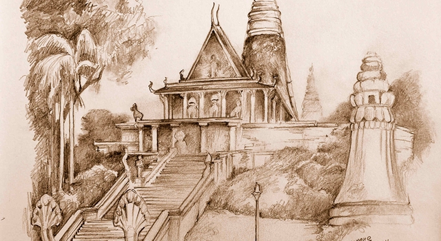 Wat Phnom pagoda