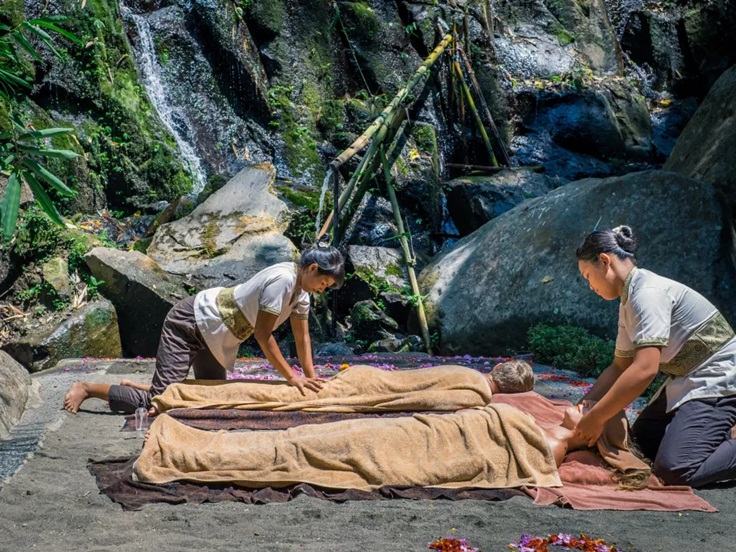 The Art Of Balinese Massage On The Banks Of A Healing River